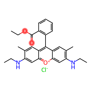 ethyl 2-[(3E)-6-(ethylamino)-3-(ethylimino)-2,7-dimethyl-3H-xanthen-9-yl]benzoate