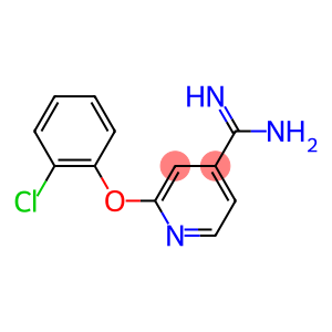 2-(2-chlorophenoxy)pyridine-4-carboximidamide