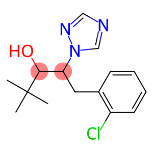 1-(2-chlorophenyl)-4,4-dimethyl-2-(1H-1,2,4-triazol-1-yl)-3-pentanol