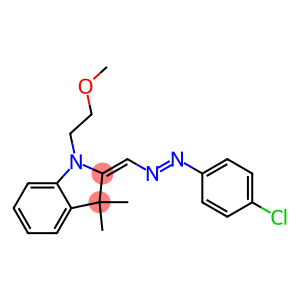 2-(4-Chlorophenylazomethylene)-1-(2-methoxyethyl)-3,3-dimethylindoline