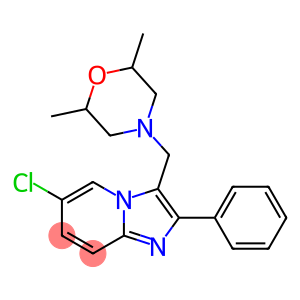 6-chloro-3-[(2,6-dimethylmorpholino)methyl]-2-phenylimidazo[1,2-a]pyridine