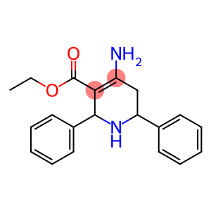 2,6-Diphenyl-4-[amino]-1,2,5,6-tetrahydropyridine-3-carboxylic acid ethyl ester