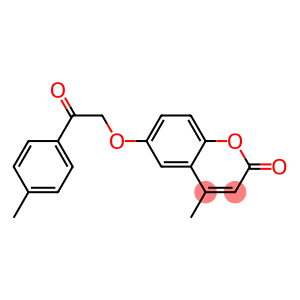 4-methyl-6-[2-(4-methylphenyl)-2-oxoethoxy]-2H-chromen-2-one