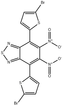 4,7-bis(5-bromothiophen-2-yl)-5,6-dinitrobenzo[c][1,2,5]thiadiazole