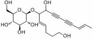 (4E,12E)-6-(β-D-Glucopyranosyloxy)-4,12-tetradecadiene-8,10-diyne-1,7-diol