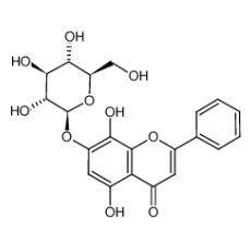 Norwogonoside Norwogonin-7-O-glucuronide