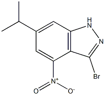 3-BROMO-4-NITRO-6-ISOPROPYL (1H)INDAZOLE