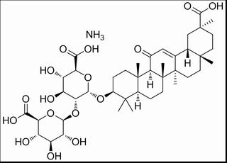 3-O-(2-O-beta-D-Glucopyranuronosyl-alpha-D-glucopyranuronosyl)-18beta-g lycyrrhetinic acid ammonium salt