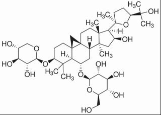 beta-D-Glucopyranoside,  (3beta,6alpha,16beta,20R,24S)-20,24-epoxy-16,25-dihydroxy-3-(beta-D-xylopyranosyloxy)-9,19-cyclolanostan-6-yl