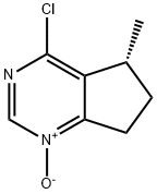 5H-Cyclopentapyrimidine, 4-chloro-6,7-dihydro-5-methyl-, 1-oxide, (5R)-