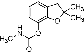 2,3-Dihydro-2,2-dimethylbenzofuranyl-7-N-methylcarbamate