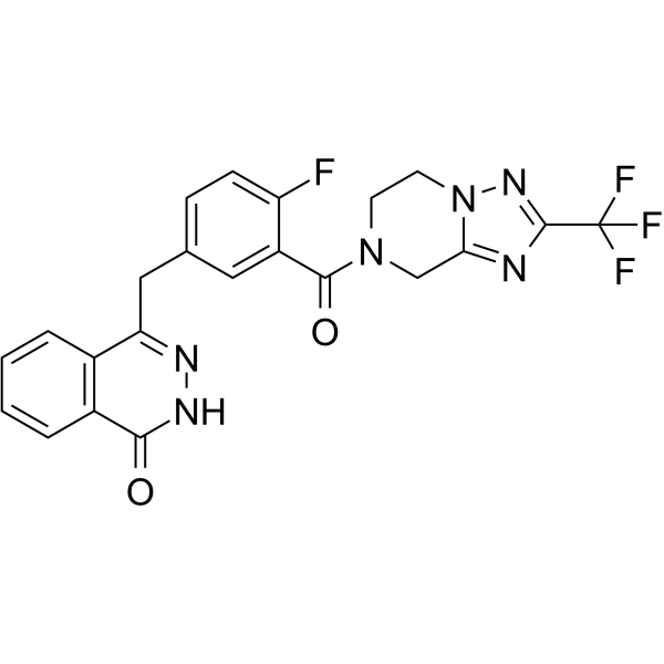 1(2H)-Phthalazinone, 4-[[3-[[5,6-dihydro-2-(trifluoromethyl)[1,2,4]triazolo[1,5-a]pyrazin-7(8H)-yl]carbonyl]-4-fluorophenyl]methyl]-