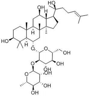 (3beta,6alpha,12beta)-3,12,20-trihydroxydammar-24-en-6-yl 2-O-(6-deoxy-alpha-L-mannopyranosyl)-beta-D-glucopyranoside