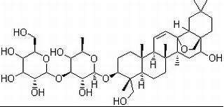 (3beta,13alpha,16alpha,17alpha)-16,23-dihydroxy-13,28-epoxyolean-11-en-3-yl 6-deoxy-3-O-beta-D-glucopyranosyl-beta-D-galactopyranoside