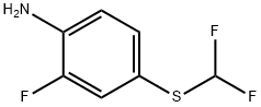 Benzenamine, 4-[(difluoromethyl)thio]-2-fluoro-