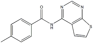 4-methyl-N-thieno[2,3-d]pyrimidin-4-ylbenzamide