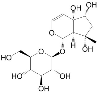 beta-D-glucopyranoside, (1S,4aS,5R,7S,7aR)-1,4a,5,6,7,7a-hexahydro-4a,5,7-trihydroxy-7-methylcyclopenta[c]pyran-1-yl