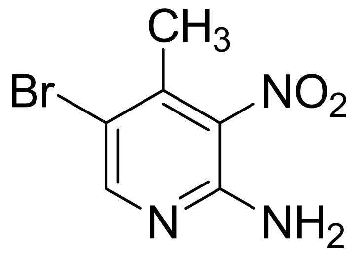 2-AMINO-3-NITRO-4-METHYL-5-BROMOPYRIDINE