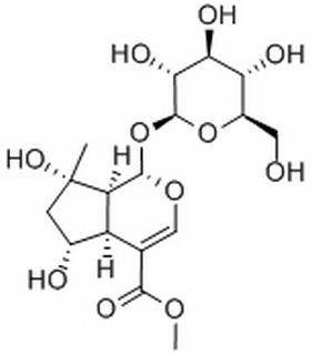 (1S)-1α-(β-D-Glucopyranosyloxy)-1,4aα,5,7aα-tetrahydro-5α-hydroxy-7-hydroxymethylcyclopenta[c]pyran-4-carboxylic acid methyl ester