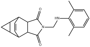 2-{[(2,6-Dimethylphenyl)amino]methyl}hexahydro-4,6-ethenocyclopropa[f]isoindole-1,3(2H,3aH)-dione
