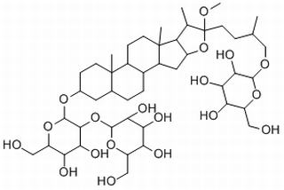 β-D-Galactopyranoside, (3β,5β,22α,25S)-26-(β-D-glucopyranosyloxy)-22-methoxyfurostan-3-yl 2-O-β-D-glucopyranosyl-