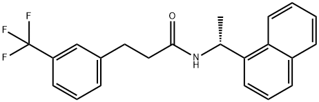 3-(3-三氟甲基-苯基)-N-(R)-(1-萘基-1-乙基)-丙酰胺