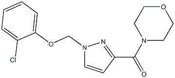 [1-[(2-chlorophenoxy)methyl]pyrazol-3-yl]-morpholin-4-ylmethanone