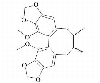 13,14-dimethoxy-6,7-dimethyl-5,6,7,8-tetrahydro[1,3]benzodioxolo[5',6':3,4]cycloocta[1,2-f][1,3]benzodioxole