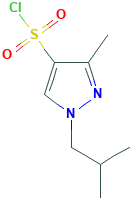 3-甲基-1-(2-甲基丙基)-1h-吡唑-4-磺酰氯