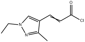 (2E)-3-(1-ethyl-3-methyl-1H-pyrazol-4-yl)acryloyl chloride