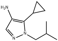 5-cyclopropyl-1-(2-methylpropyl)-1H-pyrazol-4-amine