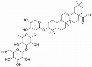 Oleanolic acid-3-O-beta-D glucose (1_3) - alpha-L-rhamnose (1_2) - alpha-L-arabinoside