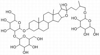 (3beta,5beta,22alpha)-26-(beta-D-Glucopyranosyloxy)-22-hydroxyfurostan-3-yl 2-O-beta-D-glucopyranosyl-beta-D-glucopyranoside
