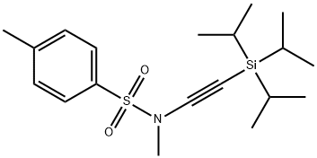 N,4-Dimethyl-N-[(triisopropylsilyl)ethynyl]benzenesulfonamide