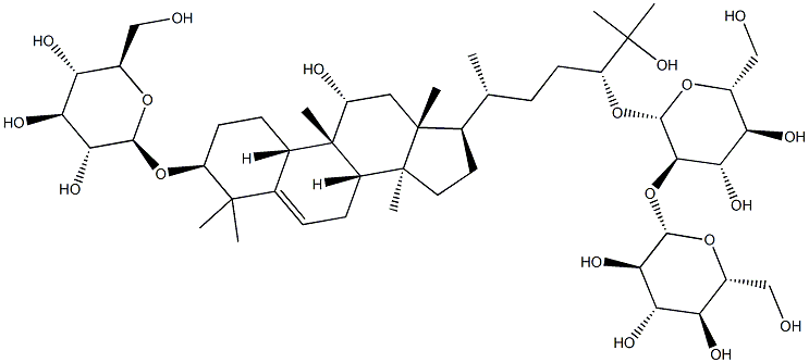 β-D-Glucopyranoside, (3β,9β,10α,11α,24R)-3-(β-D-glucopyranosyloxy)-11,25-dihydroxy-9-methyl-19-norlanost-5-en-24-yl 2-O-β-D-glucopyranosyl-