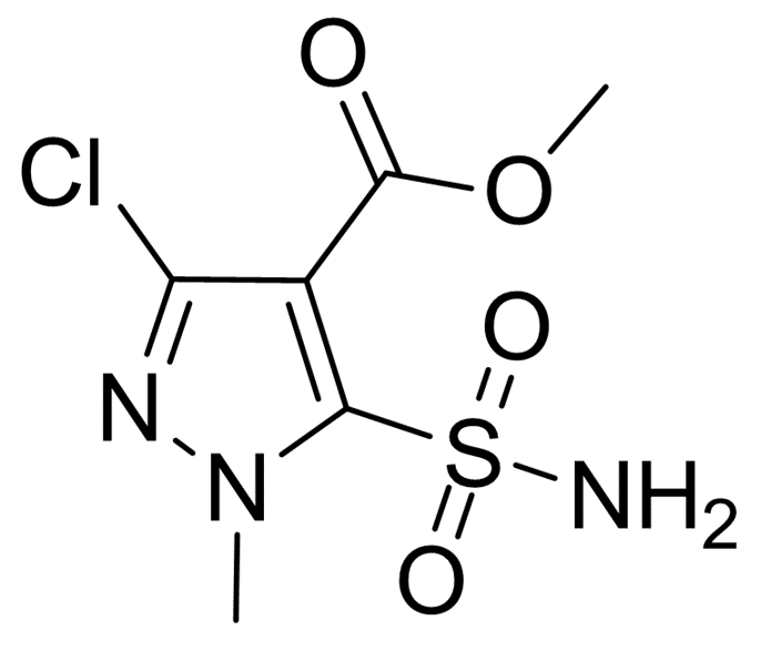 5-(Aminosulfonyl)-3-chloro-1-methyl-1H-pyrazole-4-carboxylic acid methyl ester