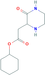 Cyclohexyl 2-(3-oxo-2-piperazinyl)acetate