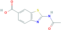 2-乙酰氨基-1,3-苯并噻唑-6-羧酸