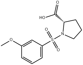 1-(3-Methoxybenzenesulfonyl)Pyrrolidine-2- Carboxylic Acid