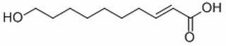 (2E)-10-hydroxydec-2-enoic acid