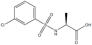 N-(3-氯苯磺酰基)-DL-丙氨酸