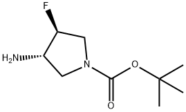 (3S,4S)-叔丁基-3-氨基-4-氟吡咯烷-1-羧基