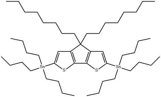 (4,4-二辛基-4H-环戊二烯[2,1-b:3,4-b']二噻吩-2,6-二基)双(三丁基锡烷)
