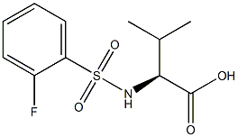 2-(2-氟苯磺酰胺基)-3-甲基丁酸