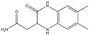 2-(6,7-dimethyl-3-oxo-2,4-dihydro-1H-quinoxalin-2-yl)acetamide