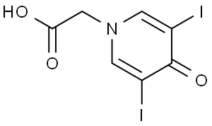 1,4-二氢-3,5-二碘-4-氧代-1-吡啶基乙酸