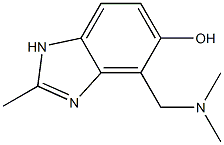 2-甲基-4-(二甲氨基甲基)-5-羟基苯并咪唑
