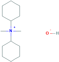 N-Cyclohexyl-N,N-dimethyl-cyclohexanaminium Hydroxide