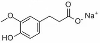 Cinnamic acid, 4-hydroxy-3-methoxy-, monosodium salt