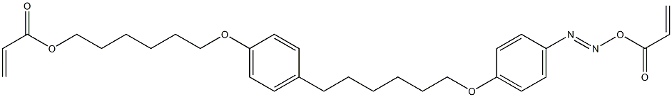 ((Diazene-1,2-diylbis(4,1-phenylene))bis(oxy))bis(hexane-6,1-diyl) diacrylate